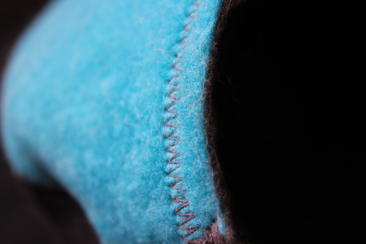 Katzenhöhle -Filz im Detail
